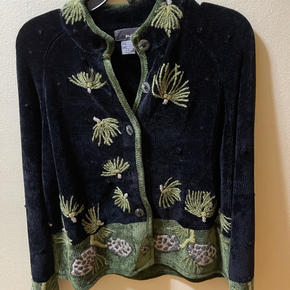 Chenille Sweater Jacket